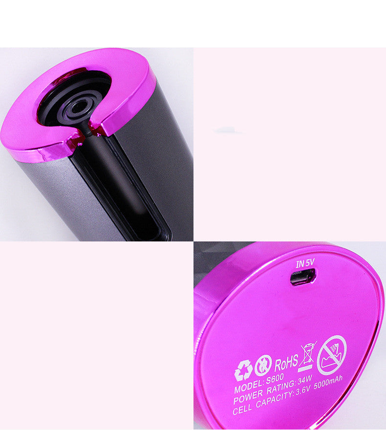 Fer à Boucler Automatique Rechargeable pour Femme