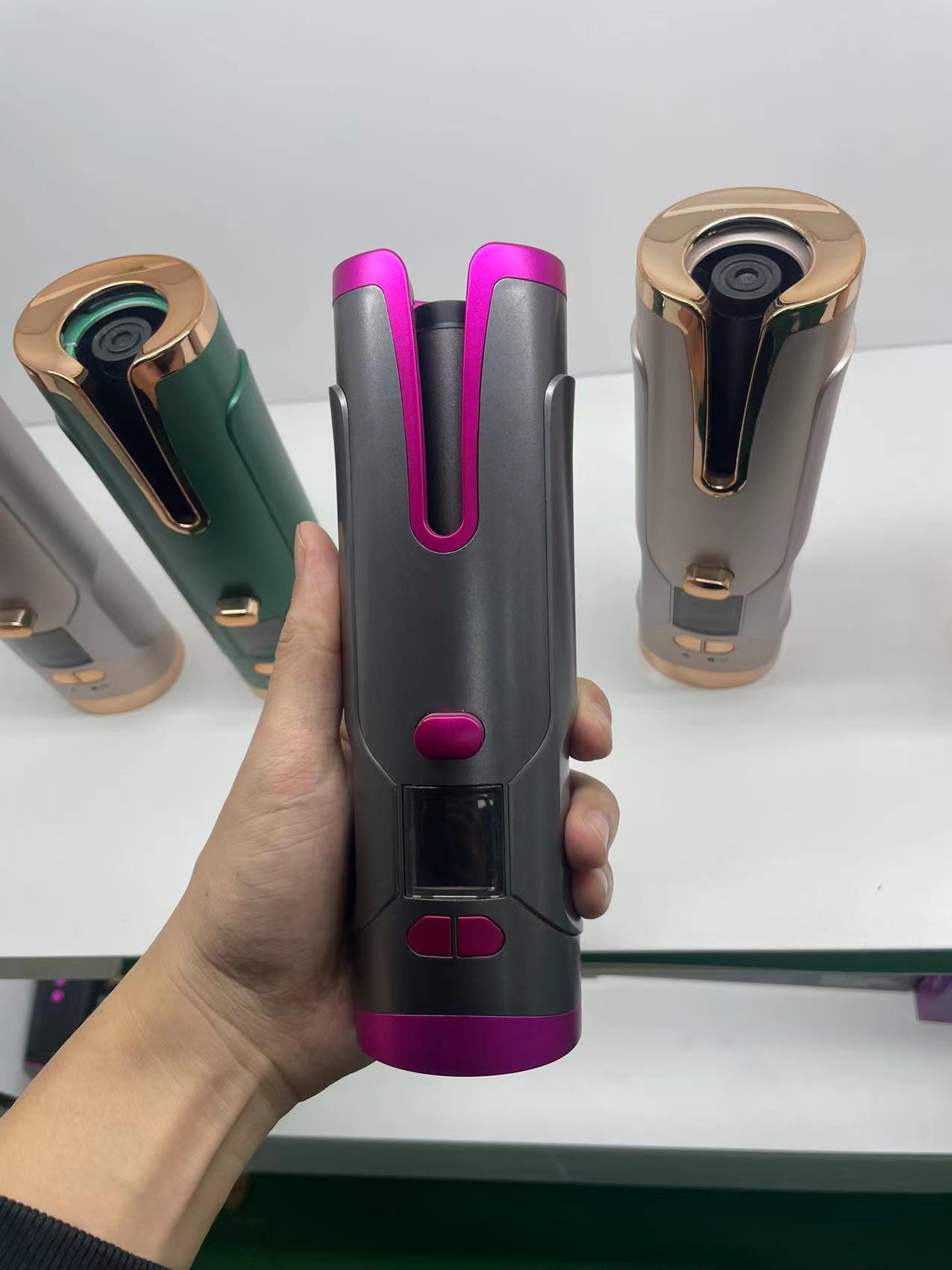 Fer à Boucler Automatique Rechargeable pour Femme